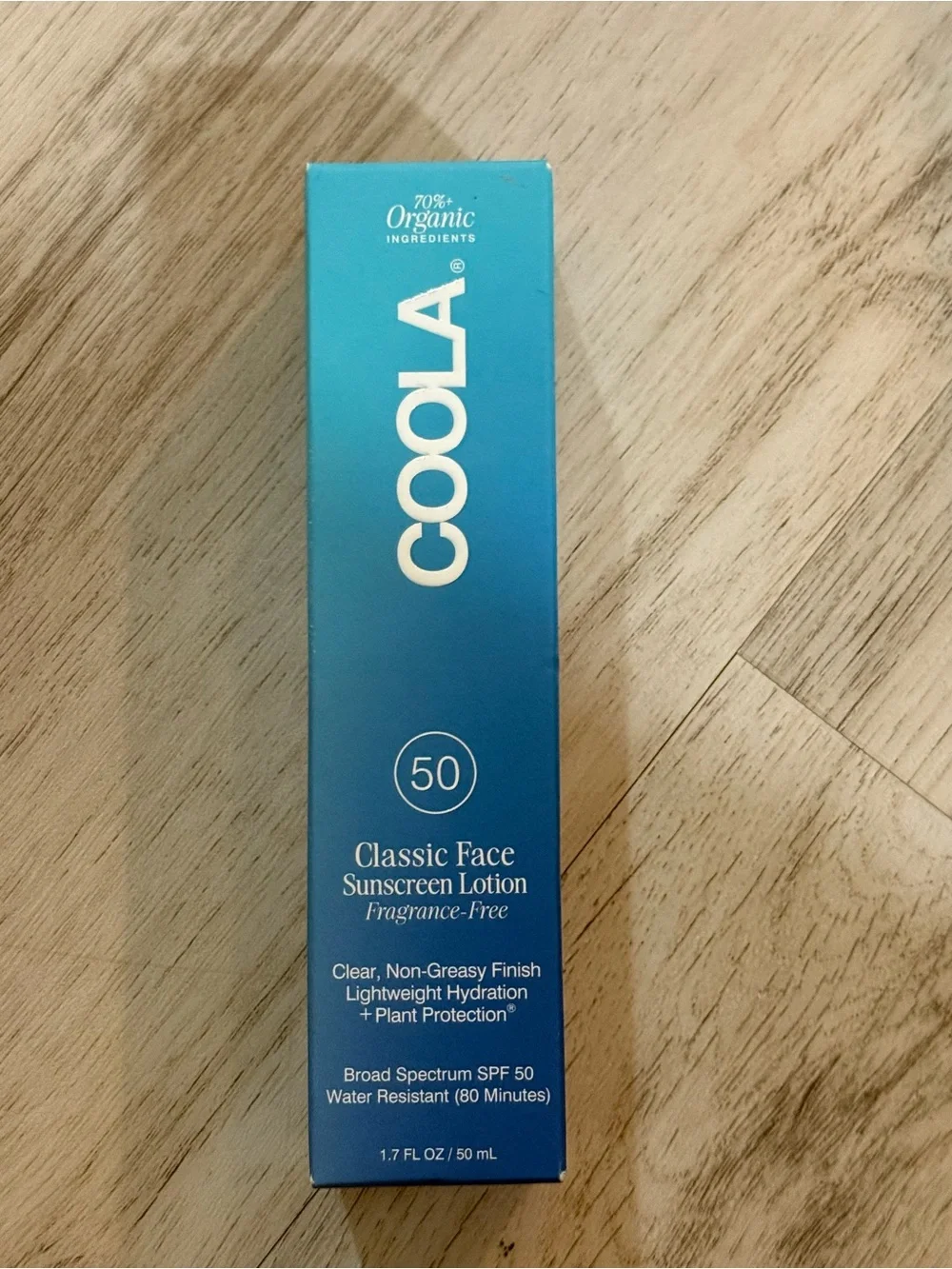 COOLA Classic Face Sunscreen Lotion SPF 50 — NIB
